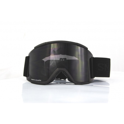 Smith Squad XL Blackout ChromaPop Black Snow Goggles front